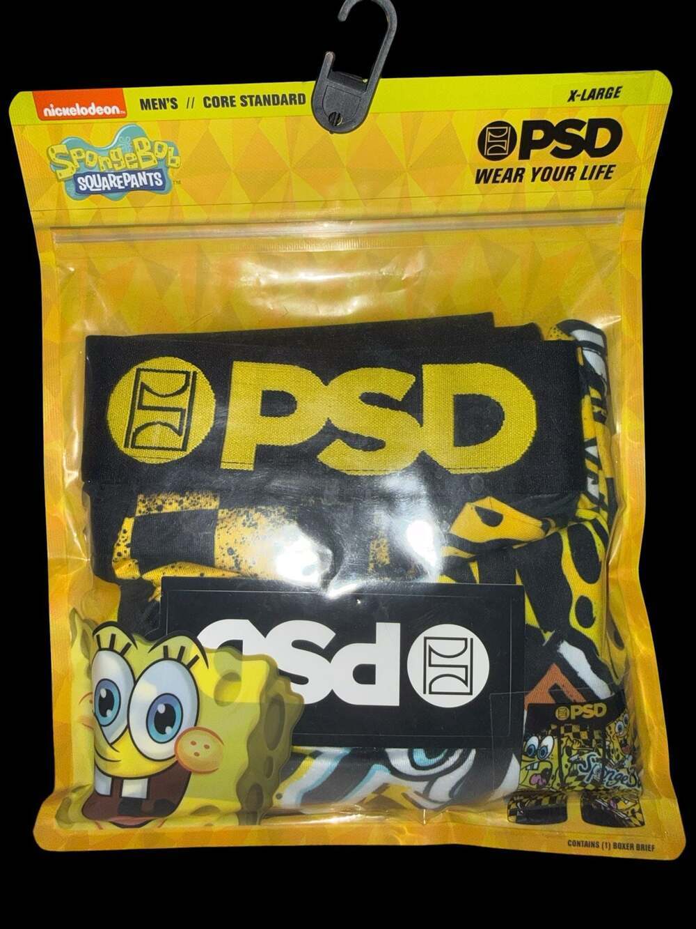 PSD SpongeBob SquarePants Splat Boxer Briefs XL